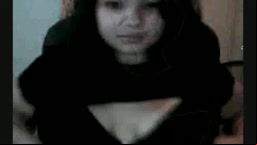 Native Girl Flashes Nice Boobs on Webcam