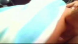 very sweet indian amateur in car