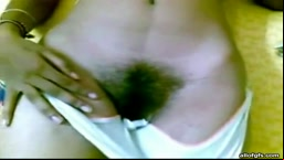 Indian Hairy Pussy White Panties