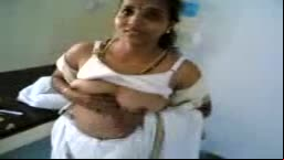 Tamil Boob Tease in Kitchen