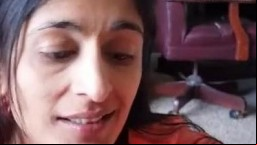 Indian Wife Sucking Dick and Cumshot on Face